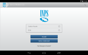 INPS Servizi Mobile per Tablet screenshot 7