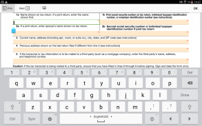 PDF Form 4506 T for IRS: Sign Tax Digital eForm screenshot 2