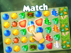 Bloomberry match-3 story. Merge fruits & decorate! screenshot 17