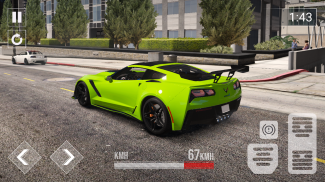 Mega Speed Driver Corvette Car screenshot 4