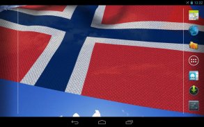 Norway Flag Live Wallpaper screenshot 0
