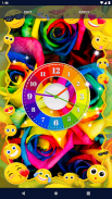 Rainbow Clock HD Wallpapers screenshot 1