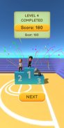 Jump Up 3D: Basketbal spel screenshot 3