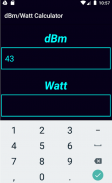 dB/Watt Calculator screenshot 1