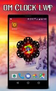 OM Clock live wallpaper screenshot 8