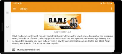 BAME Radio screenshot 3