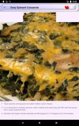 ﻿Spinach Recipes: Spinach salad, Spinach quiche screenshot 11