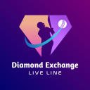 Diamond Exchange Cricket Line Icon