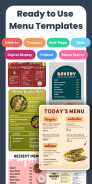 Menu Maker, Menu Templates screenshot 16