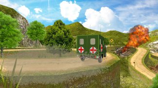 Military Ambulance Simulator: Army Rescue Bus 2021 screenshot 0