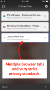 Pure Browser - World's first Christian web browser screenshot 2