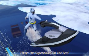 Jetski Water Racing: Superheroes League screenshot 1