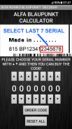 Blaupunkt Alfa Radio Code Decoder screenshot 1