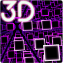 Infinity Parallax Squares 3D Live Wallpaper Icon