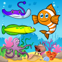Puzzle for Toddlers Sea Fishes Icon