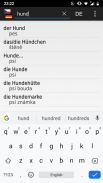 Czech-German offline dict. screenshot 1