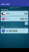 British Pound x Kuwaiti Dinar screenshot 1