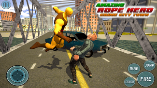 Super Vice Town Rope Hero: Crime Simulator screenshot 3