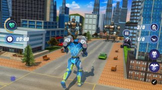 Ular Mengubah Robot Perang Permainan screenshot 2