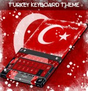 Turkije Keyboard Theme screenshot 3