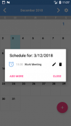 Simple Calendar screenshot 1