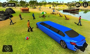 Beach Water Surfer Limousine Car Driving Simulator screenshot 10