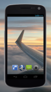 4K View from Airplane Video Live Wallpaper screenshot 3