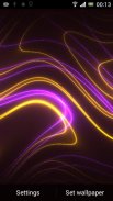 Neon Glitter Wave HD LWP screenshot 2