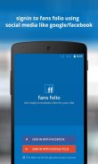 fans folio™ - Celebrities Fans screenshot 0