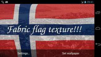 Norway Flag Live Wallpaper screenshot 2