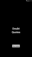 Doubt Quotes screenshot 0