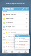 SomTodo - Task/To-do widget screenshot 1