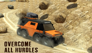 8 roda truk Rusia yang Simulator:Offroad Permainan screenshot 16