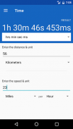 Speed Distance Time Calculator screenshot 2