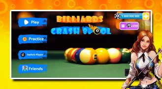 Billiards Crash 8 Pool screenshot 1