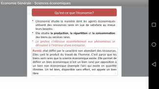 Economie Générale - Sciences économiques (Cours) screenshot 4