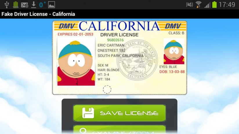 driver license generator