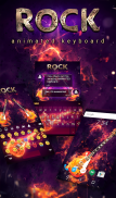 Rock Animated Keyboard Theme screenshot 3