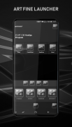 Black Glass Theme - Art Fine Launcher screenshot 2