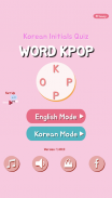 Word Kpop - Initials Quiz screenshot 3