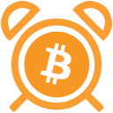 Bitcoin Alarm Icon