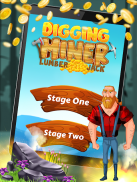 Digging Miner Lumber Jack – Idle Clicker Game screenshot 1