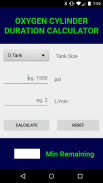 Oxygen Duration Calculator screenshot 3