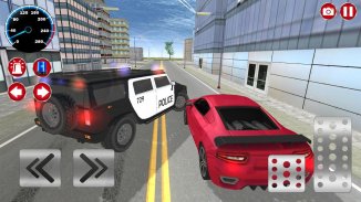 الشرطة والسيارات لعبة محاكاة 3D screenshot 0