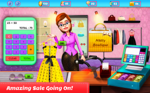 Shopping Mall Girl Cashier Game - Cash Register screenshot 2