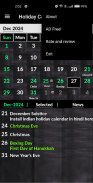 Holiday Calendar 2025 screenshot 7