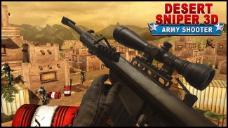 Desert War Sniper Shooter 3D screenshot 1