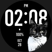 Cat Watch Face screenshot 1