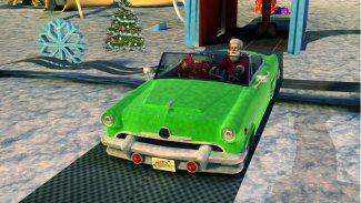 Extreme x-mas car stunt racing screenshot 2