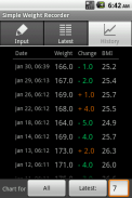 Simple Weight Recorder screenshot 3
